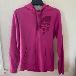 Pink Northface sweater